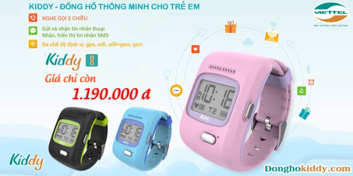 trang web cung cấp đồng hồ định vị GPS trẻ em Kiddy chính hãng và giá rẻ mọi người có thể lựa chọn đó chính là kiddyviettel.vn